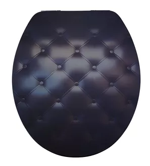 Siège de WC Lyon Slow Down Black sofa - MDF - FSC® 100%