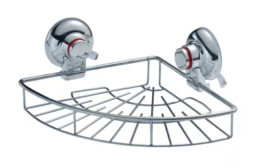 Corbeille file triangulaire chromé / avec ventouse