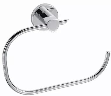 Anneau porte-serviette chromé
