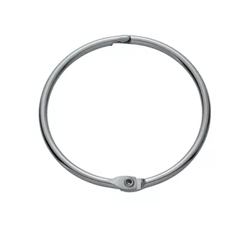 Duschvorhangringe Fares chrom rund