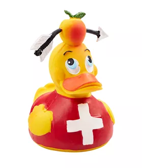 Rubber duck Willhelm Tell yellow
