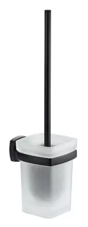Garniture de WC Quinto noir mat