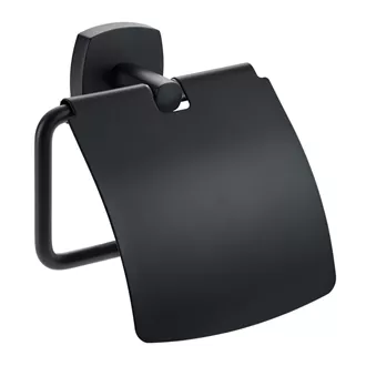 Porte-papier WC Quinto noir mat
